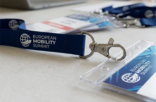 Badge holder with lanyard hook clip for neck-worn badges