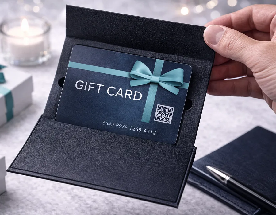 Custom gift card packaging production lead time 6 to 10 working days