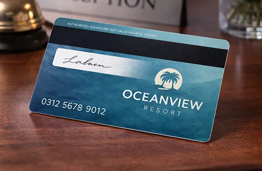 Custom magnetic stripe card