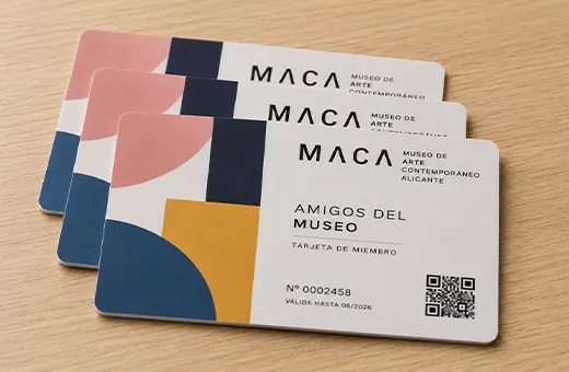 Custom membership card with photo