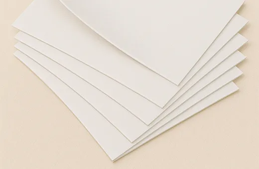 Coated paper card 350gsm standard stock
