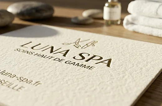 Premium creative paper stock for high-end card printing