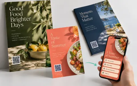 Dynamic QR codes with statistics