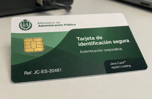 Java Card applet loading and installation for secure custom authentication applications