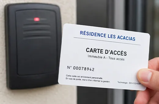 EM Marin EM4102 and EM4200 125 kHz low frequency RFID card for legacy building access control
