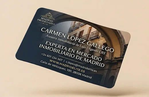 Flexible PVC 0.25mm business card signature thin format for memorable handover