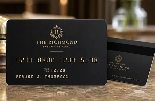 Smart card with embossed cardholder name and number for tactile variable data personalisation