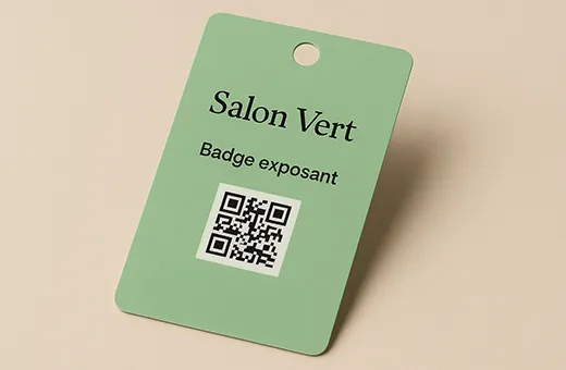 PVC card with perforation detail