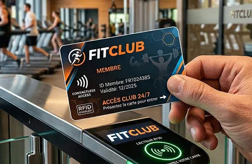 Custom smart card with chip